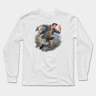 Uncharted 4 (transparent) Long Sleeve T-Shirt